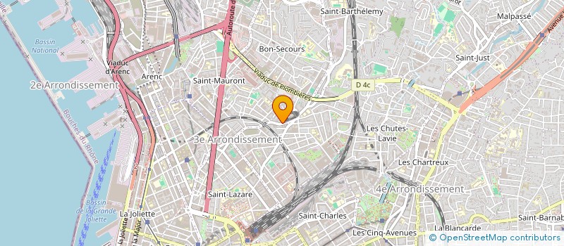 localisation de l'entreprise DORIAN  MARSEILLE