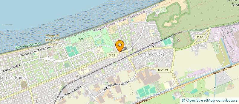 localisation de l'entreprise DORIAN à DUNKERQUE