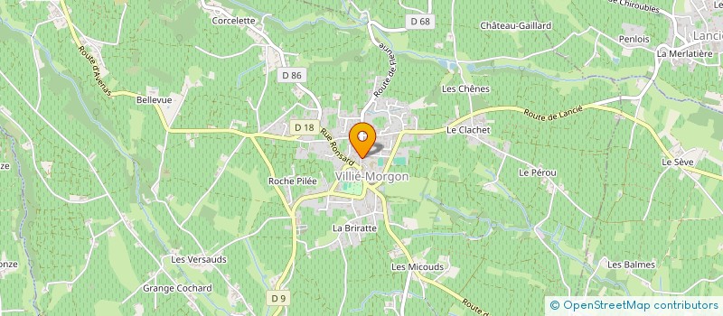 localisation de l'entreprise DORIAN & CINDY MICHAUD  VILLIE-MORGON