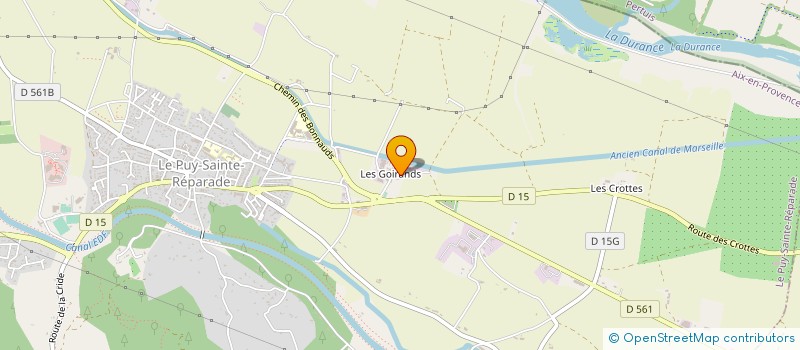 localisation de l'entreprise DORIAN GIGANTE MACONNERIE à LE PUY SAINTE REPARADE