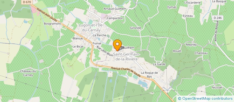 localisation de l'entreprise DORIAN OUILLER  LUGON ET L ILE DU CARNEY