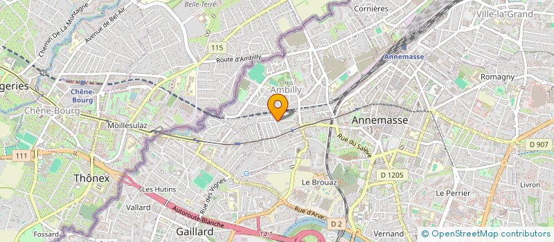 localisation de l'entreprise DORIANA  AMBILLY