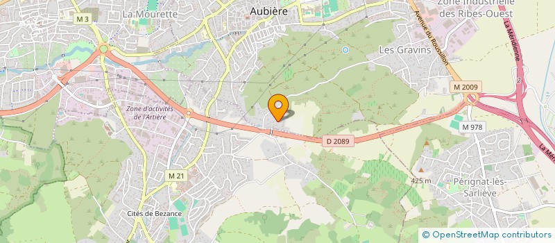 localisation de l'entreprise DORIANDY  AUBIERE