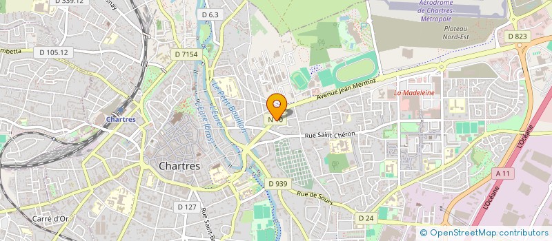 localisation de l'entreprise DORIANE TAXI à CHARTRES