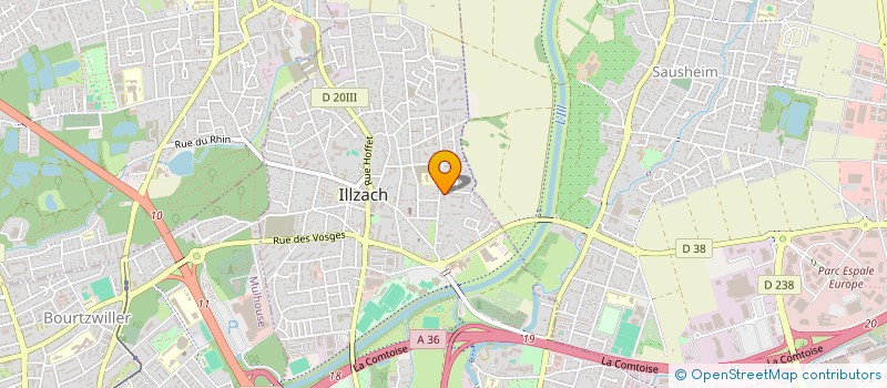 localisation de l'entreprise DORIANLEHMULLER  ILLZACH