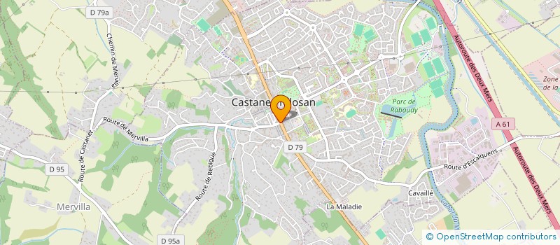 localisation de l'entreprise DORIANS à CASTANET-TOLOSAN