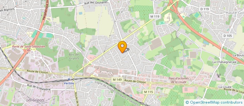 localisation de l'entreprise DORIDES 3  BASSE-GOULAINE