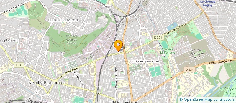 localisation de l'entreprise DORIDOT - SEJEMATI à NEUILLY-SUR-MARNE