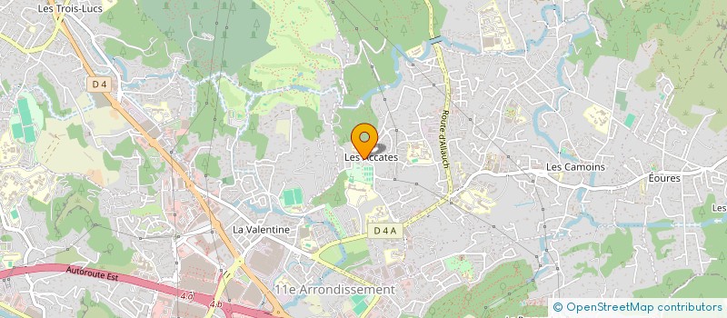 localisation de l'entreprise DORIER à MARSEILLE 11EME