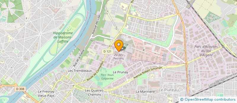 localisation de l'entreprise DORIER MODELAGE  SARTROUVILLE