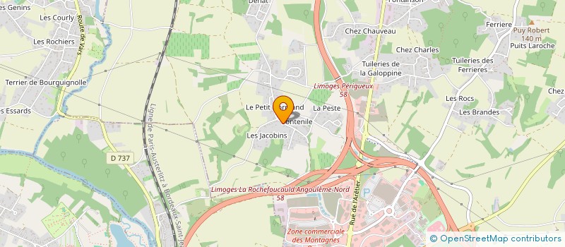 localisation de l'entreprise DORIEVA à CHAMPNIERS