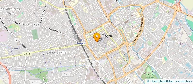 localisation de l'entreprise DORIGNY 1 à TROYES