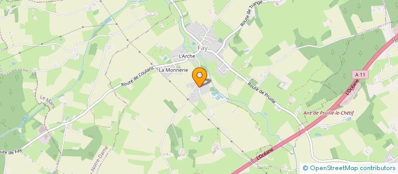 localisation de l'entreprise DORIMMO  FAY