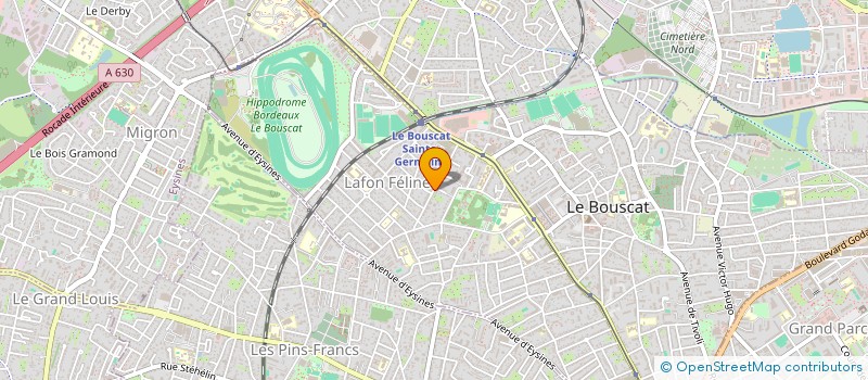 localisation de l'entreprise DORIMO  LE BOUSCAT