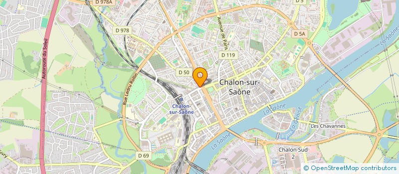 localisation de l'entreprise DORIN'AILS à CHALON-SUR-SAONE