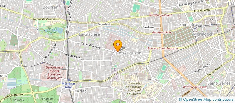 localisation de l'entreprise DORIN AUGUSTIN à BORDEAUX