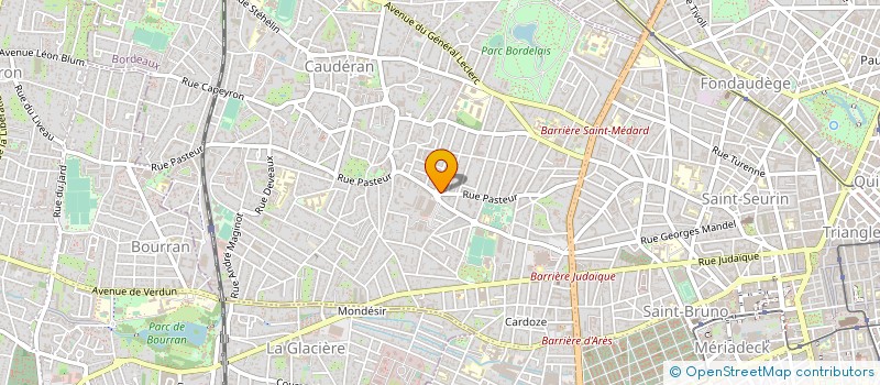 localisation de l'entreprise DORIN CAUDERAN à BORDEAUX