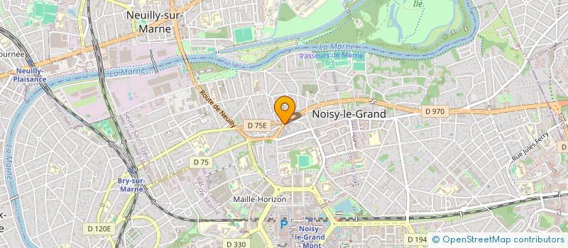localisation de l'entreprise DORIN IMMOBILIER  NOISY-LE-GRAND