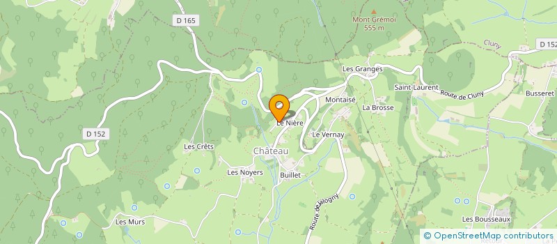 localisation de l'entreprise DORIN PERE ET FILS  LA VINEUSE SUR FREGANDE