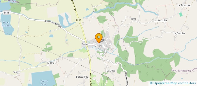 localisation de l'entreprise DORINA  VALEILLE