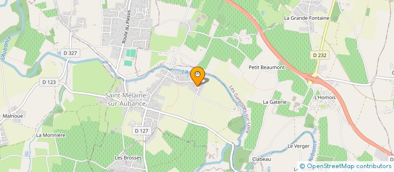 localisation de l'entreprise DORINE IMMO  SAINT-MELAINE-SUR-AUBANCE