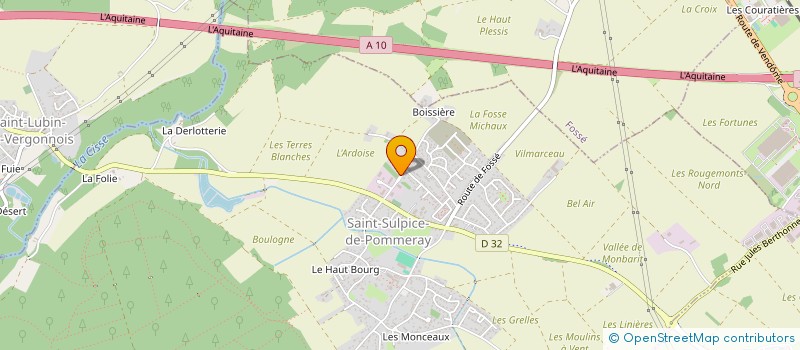 localisation de l'entreprise DORION à SAINT-SULPICE-DE-POMMERAY