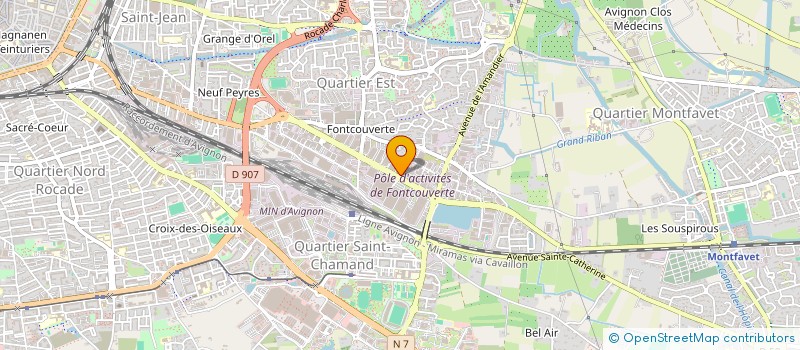 localisation de l'entreprise DORIS à MONTPELLIER
