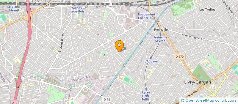 localisation de l'entreprise DORIS MUSIC à AULNAY-SOUS-BOIS