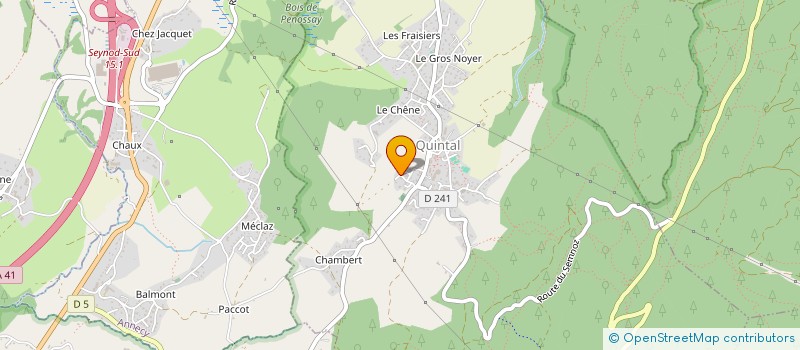 localisation de l'entreprise DORIVAL  QUINTAL