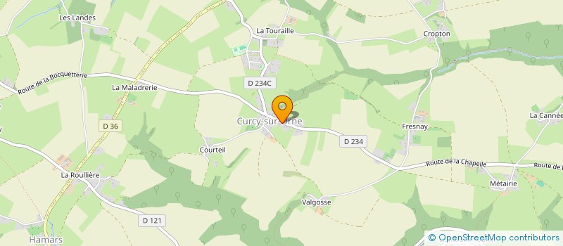 localisation de l'entreprise DORLAC.CURET à THURY-HARCOURT-LE-HOM