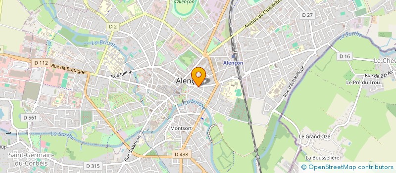 localisation de l'entreprise DORLEANS LEON 1 à ALENCON