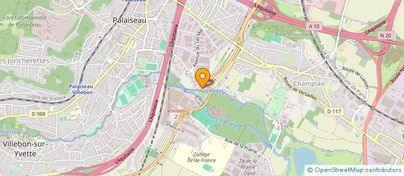 localisation de l'entreprise DORLET FRANCE  PALAISEAU