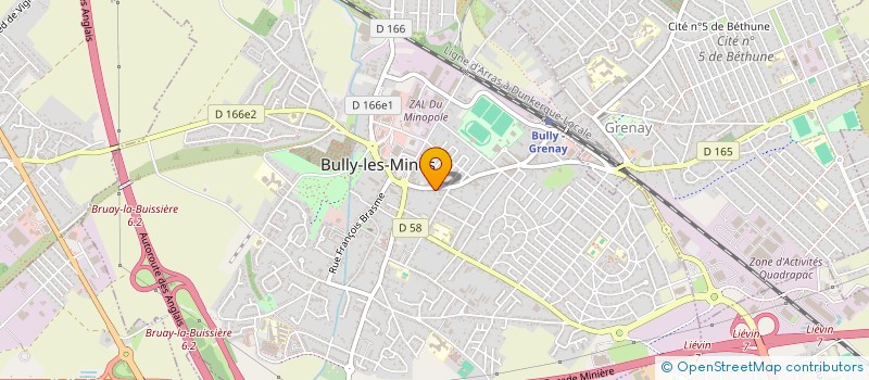 localisation de l'entreprise DORLOTTE à BULLY-LES-MINES