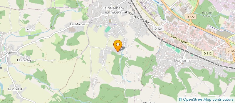 localisation de l'entreprise DORLOU  SAINT-ALBAN-DE-ROCHE