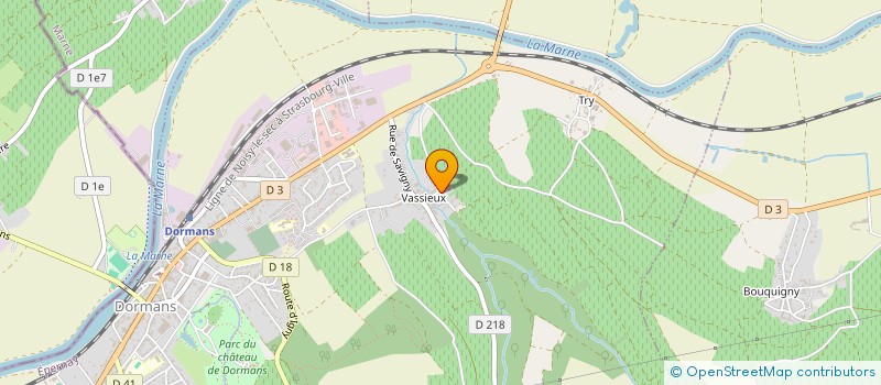 localisation de l'entreprise DORMANS EFFERVESCENCES  DORMANS