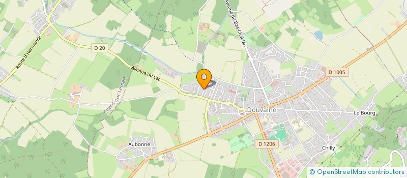 localisation de l'entreprise DORMIA  DOUVAINE