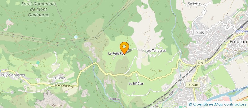 localisation de l'entreprise DORMILLOUSE  EMBRUN