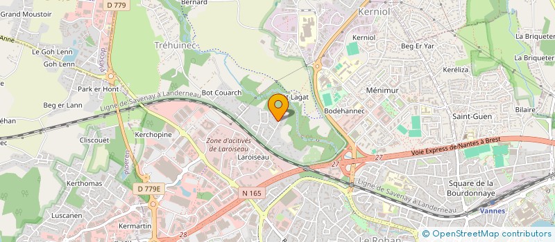 localisation de l'entreprise DORMIR A VANNES à VANNES