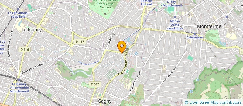localisation de l'entreprise DORMIR CHEZ MAMS à GAGNY