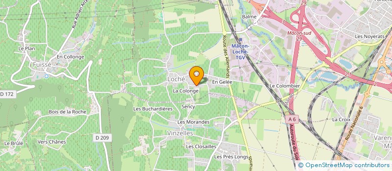 localisation de l'entreprise DORMY VINS à MACON
