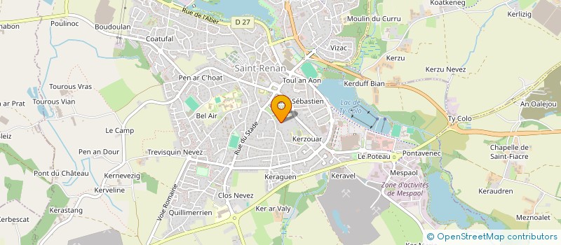 localisation de l'entreprise DORN AN DEN HA PLA AL LABOUS  SAINT-RENAN