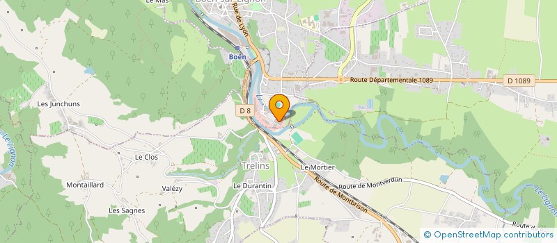 localisation de l'entreprise DORNAL  BOEN-SUR-LIGNON