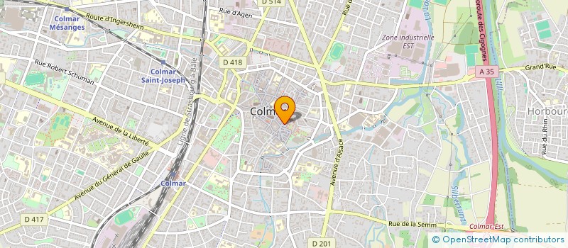 localisation de l'entreprise DORNTHAL  COLMAR