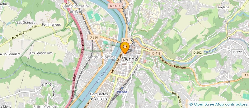 localisation de l'entreprise DORO  VIENNE