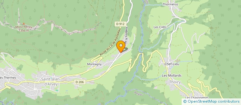 localisation de l'entreprise DORO  SAINT-JEAN-D'ARVEY