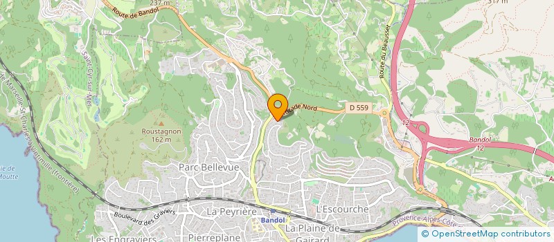 localisation de l'entreprise DORO HOLDING  BANDOL