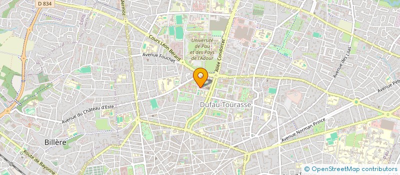 localisation de l'entreprise DOROMOUSSO à PAU