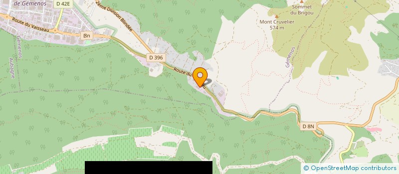 localisation de l'entreprise DORON IMMO  GEMENOS