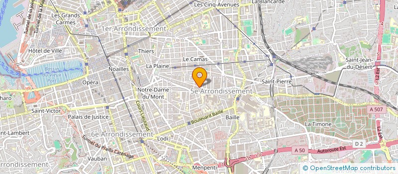 localisation de l'entreprise DORON PROFESSIONNEL à MARSEILLE