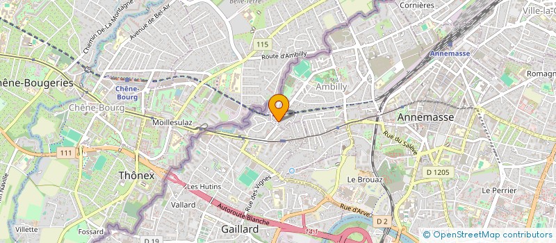 localisation de l'entreprise DORONS  AMBILLY